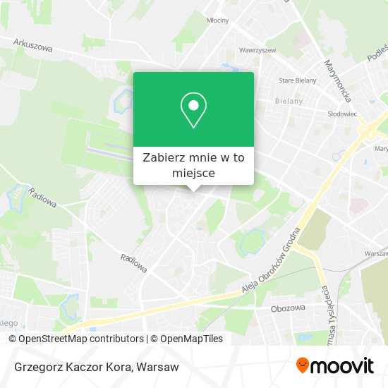 Mapa Grzegorz Kaczor Kora