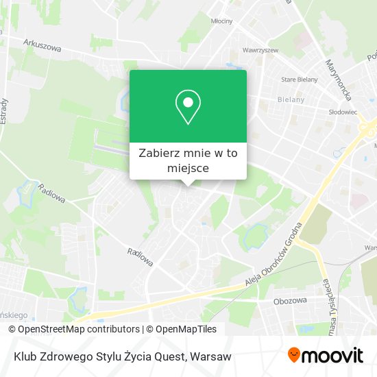 Mapa Klub Zdrowego Stylu Życia Quest