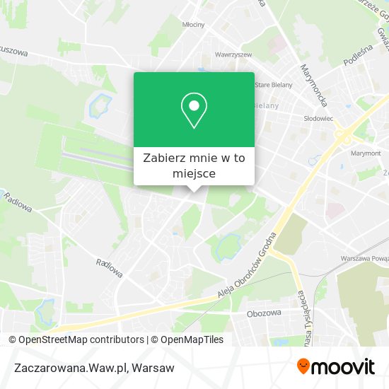 Mapa Zaczarowana.Waw.pl