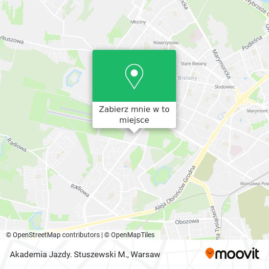 Mapa Akademia Jazdy. Stuszewski M.