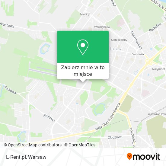 Mapa L-Rent.pl