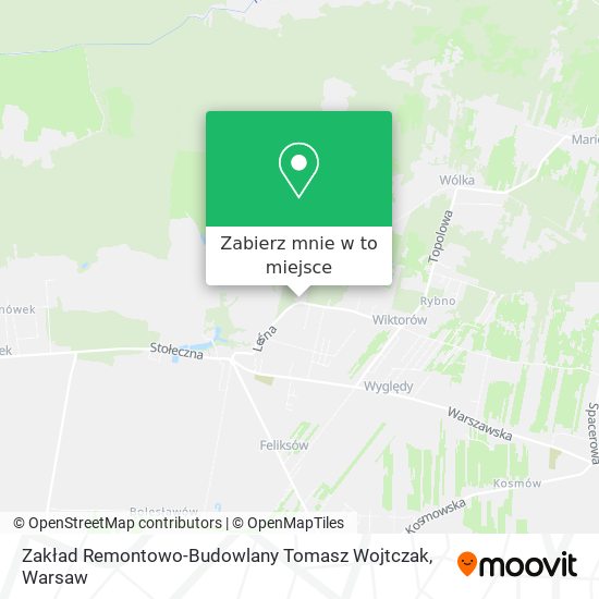 Mapa Zakład Remontowo-Budowlany Tomasz Wojtczak