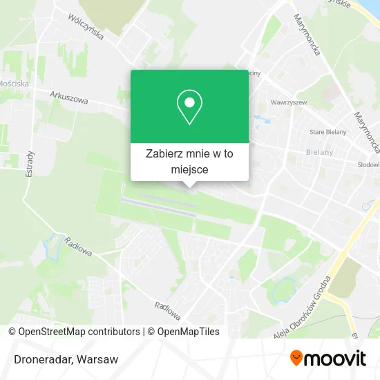 Mapa Droneradar