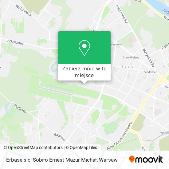 Mapa Erbase s.c. Sobiło Ernest Mazur Michał