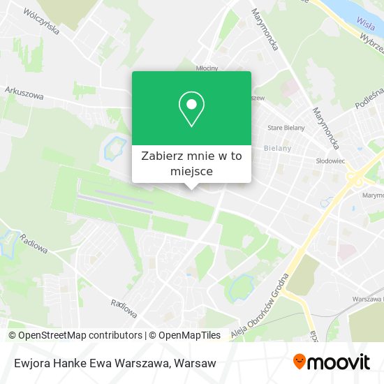 Mapa Ewjora Hanke Ewa Warszawa