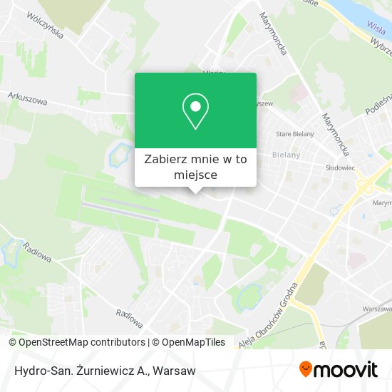 Mapa Hydro-San. Żurniewicz A.