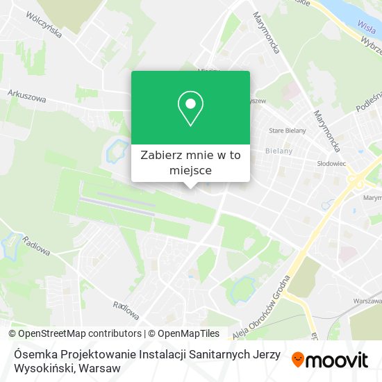 Mapa Ósemka Projektowanie Instalacji Sanitarnych Jerzy Wysokiński