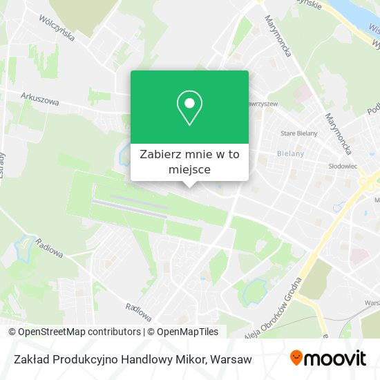 Mapa Zakład Produkcyjno Handlowy Mikor