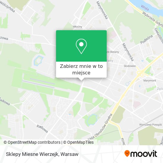 Mapa Sklepy Miesne Wierzejk