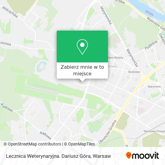 Mapa Lecznica Weterynaryjna. Dariusz Góra