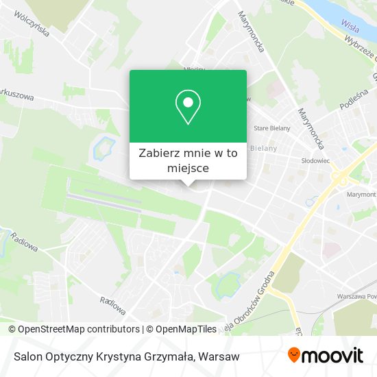 Mapa Salon Optyczny Krystyna Grzymała