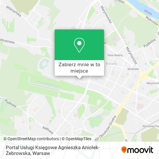 Mapa Portal Usługi Księgowe Agnieszka Aniołek-Żebrowska