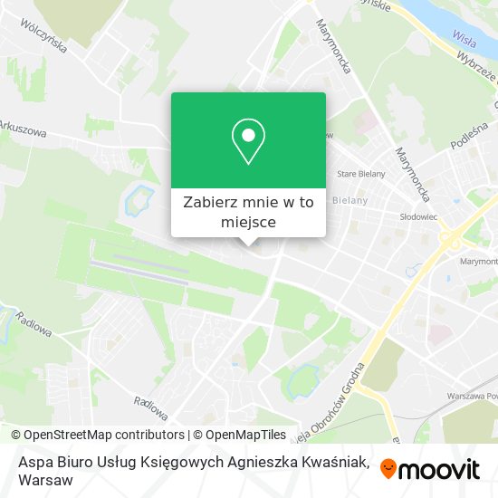 Mapa Aspa Biuro Usług Księgowych Agnieszka Kwaśniak