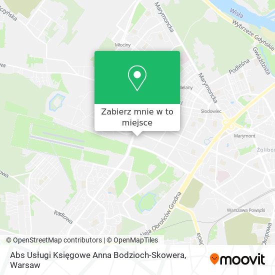 Mapa Abs Usługi Księgowe Anna Bodzioch-Skowera