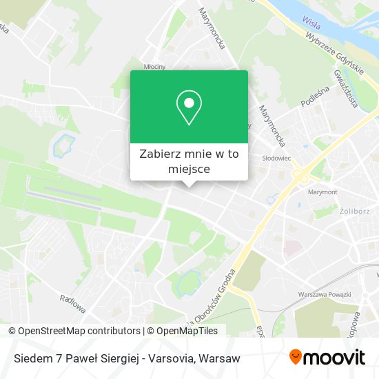 Mapa Siedem 7 Paweł Siergiej - Varsovia