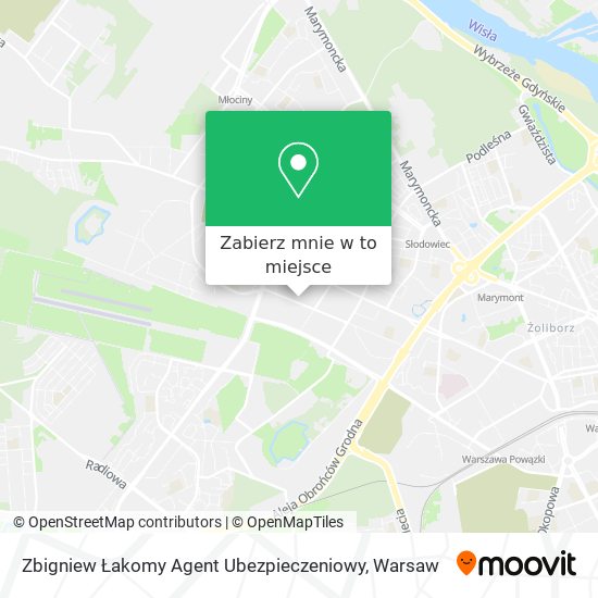 Mapa Zbigniew Łakomy Agent Ubezpieczeniowy