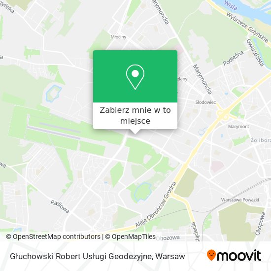 Mapa Głuchowski Robert Usługi Geodezyjne