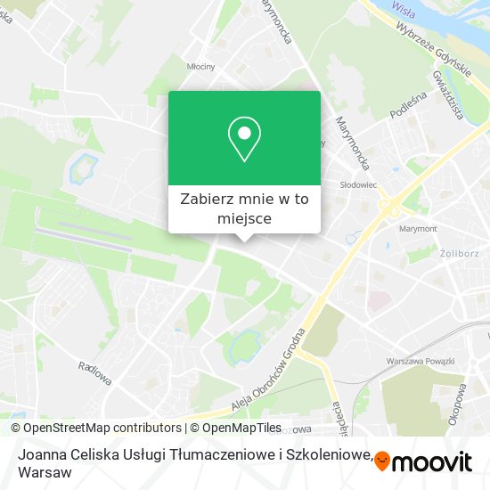 Mapa Joanna Celiska Usługi Tłumaczeniowe i Szkoleniowe