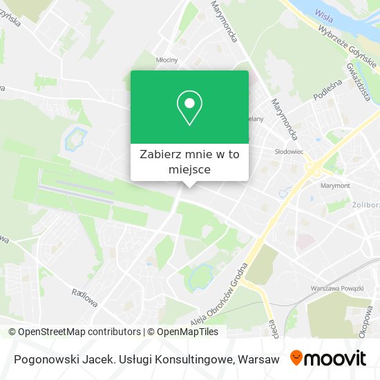 Mapa Pogonowski Jacek. Usługi Konsultingowe