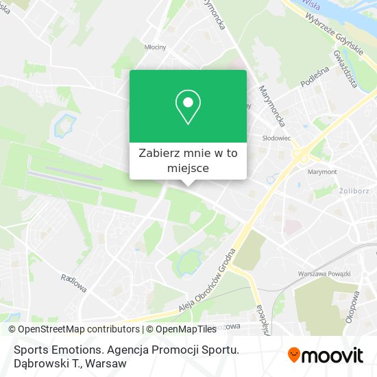 Mapa Sports Emotions. Agencja Promocji Sportu. Dąbrowski T.