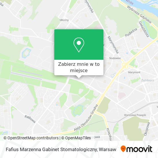 Mapa Fafius Marzenna Gabinet Stomatologiczny