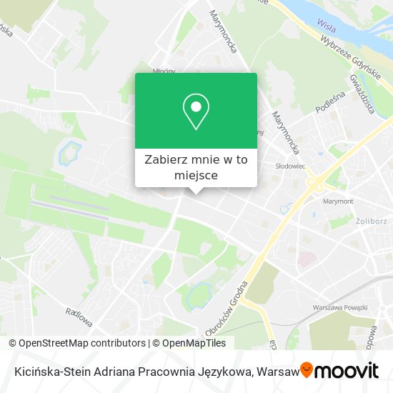 Mapa Kicińska-Stein Adriana Pracownia Językowa