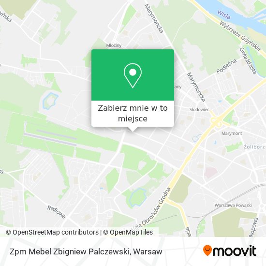 Mapa Zpm Mebel Zbigniew Palczewski