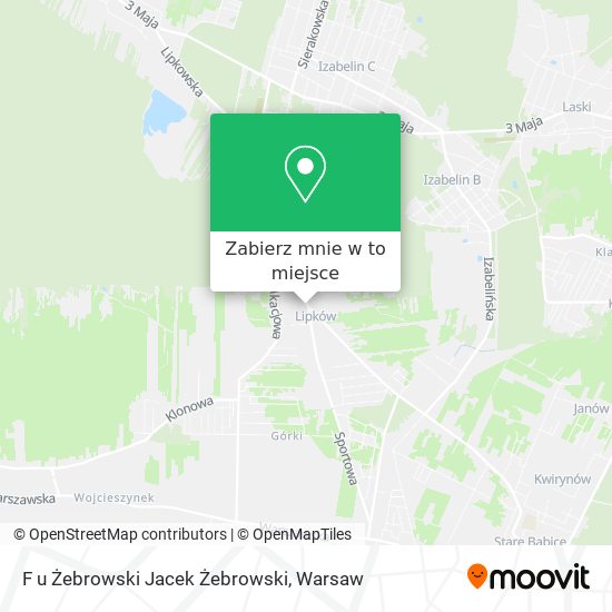 Mapa F u Żebrowski Jacek Żebrowski