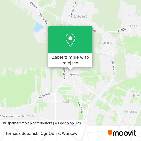 Mapa Tomasz Sobański Ogr Odnik