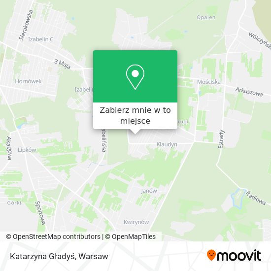 Mapa Katarzyna Gładyś