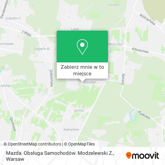 Mapa Mazda. Obsługa Samochodów. Modzelewski Z.