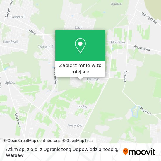 Mapa Atkm sp. z o.o. z Ograniczoną Odpowiedzialnością