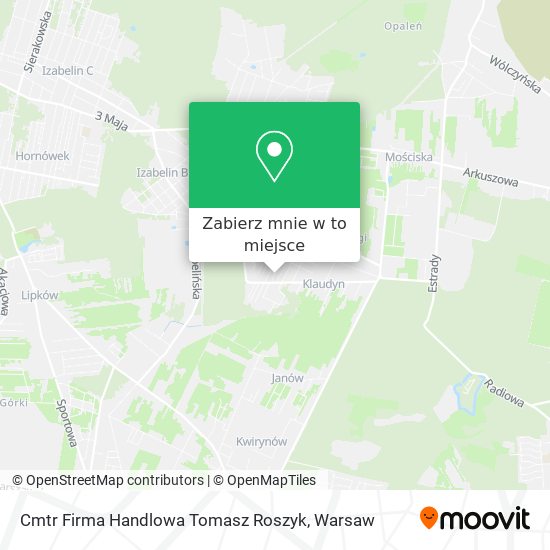 Mapa Cmtr Firma Handlowa Tomasz Roszyk