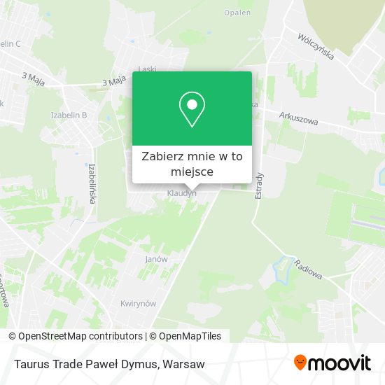 Mapa Taurus Trade Paweł Dymus