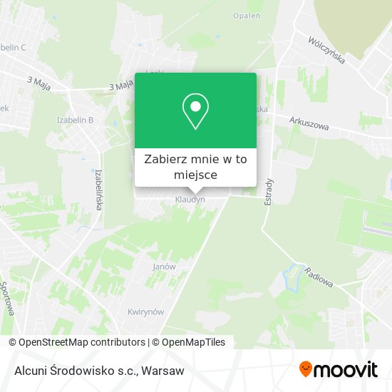 Mapa Alcuni Środowisko s.c.