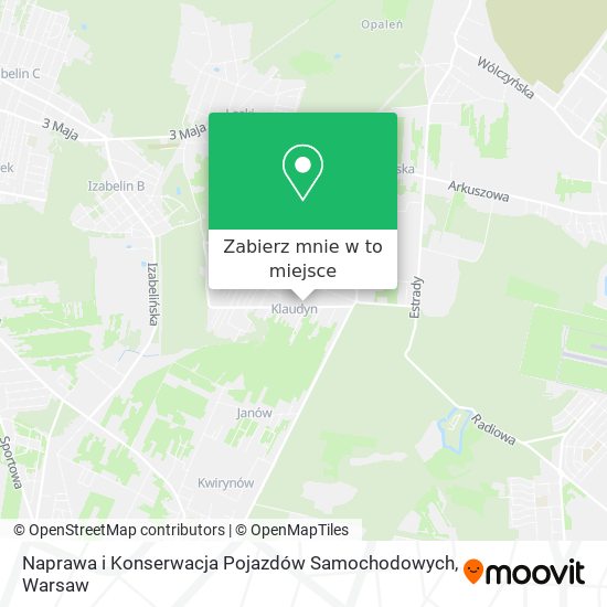 Mapa Naprawa i Konserwacja Pojazdów Samochodowych