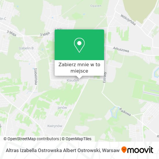 Mapa Altras Izabella Ostrowska Albert Ostrowski