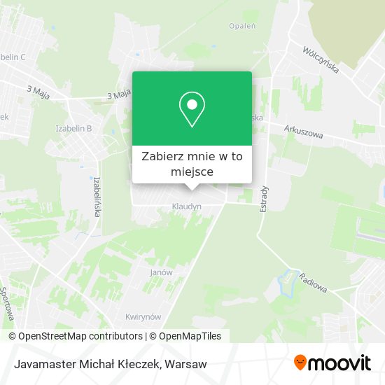 Mapa Javamaster Michał Kłeczek