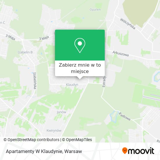 Mapa Apartamenty W Klaudynie