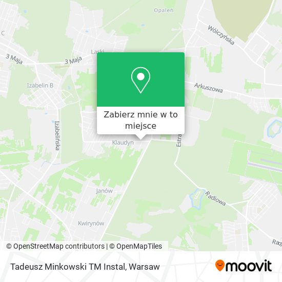 Mapa Tadeusz Minkowski TM Instal