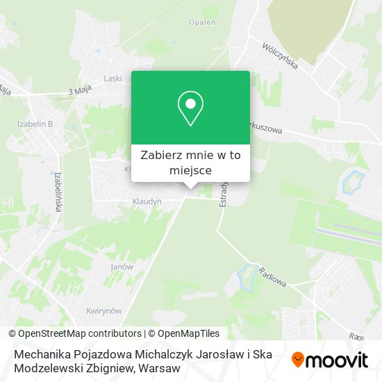 Mapa Mechanika Pojazdowa Michalczyk Jarosław i Ska Modzelewski Zbigniew