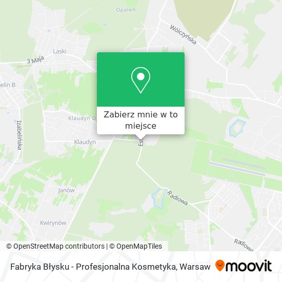 Mapa Fabryka Błysku - Profesjonalna Kosmetyka