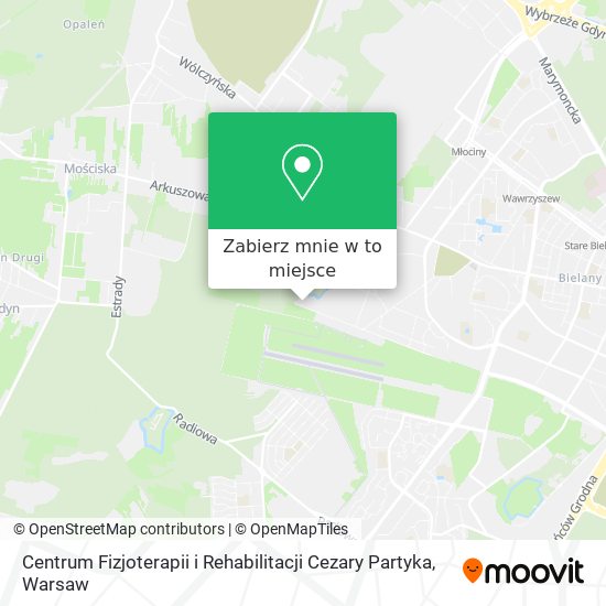 Mapa Centrum Fizjoterapii i Rehabilitacji Cezary Partyka