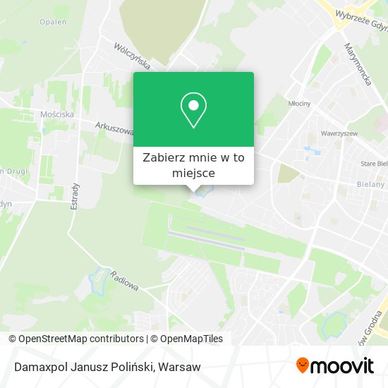 Mapa Damaxpol Janusz Poliński