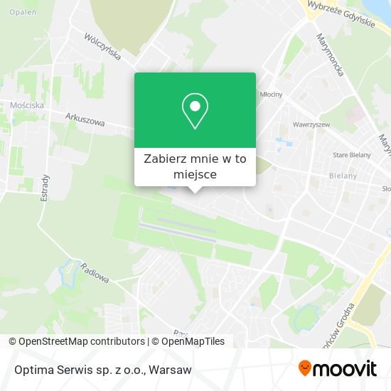 Mapa Optima Serwis sp. z o.o.