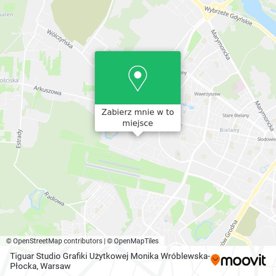 Mapa Tiguar Studio Grafiki Użytkowej Monika Wróblewska-Płocka