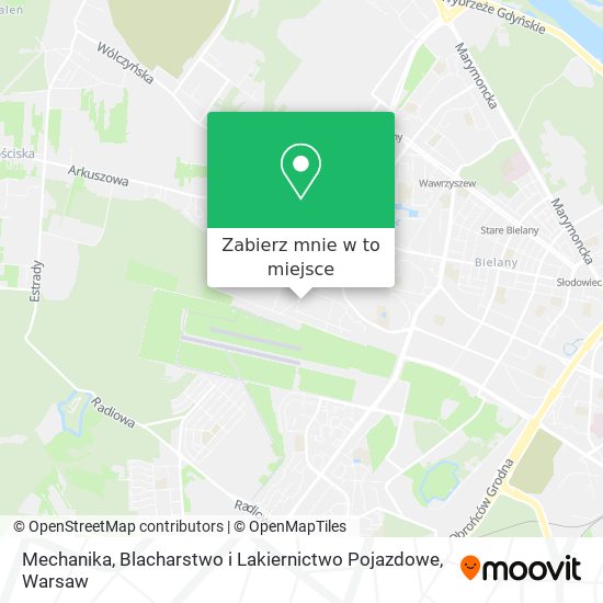 Mapa Mechanika, Blacharstwo i Lakiernictwo Pojazdowe