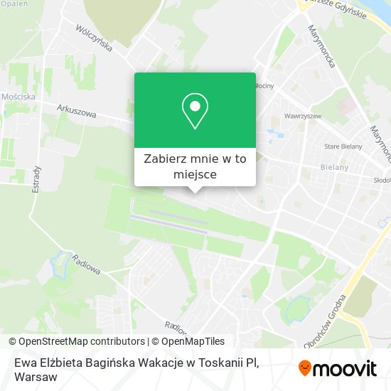 Mapa Ewa Elżbieta Bagińska Wakacje w Toskanii Pl