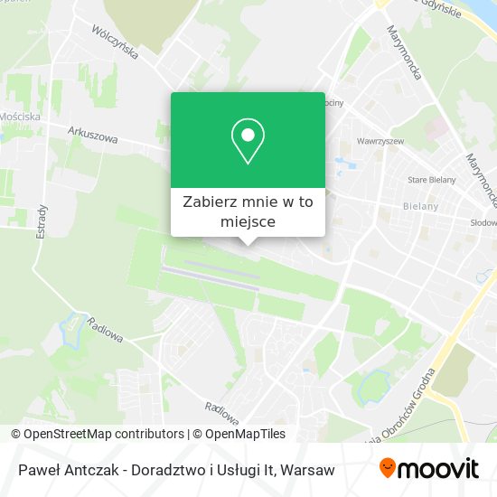 Mapa Paweł Antczak - Doradztwo i Usługi It