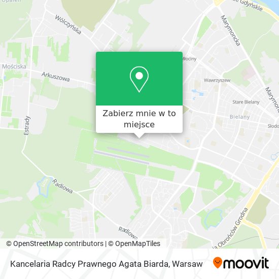 Mapa Kancelaria Radcy Prawnego Agata Biarda